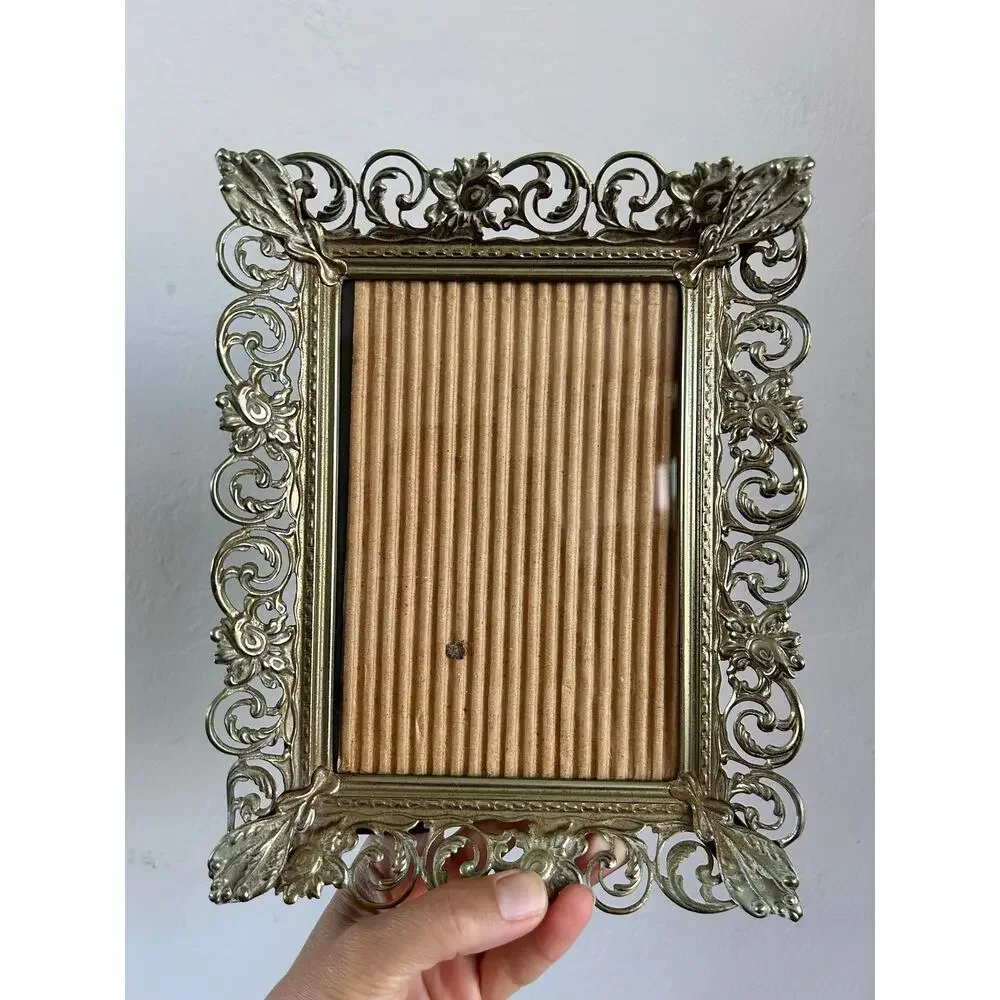 Vintage ornate metal
